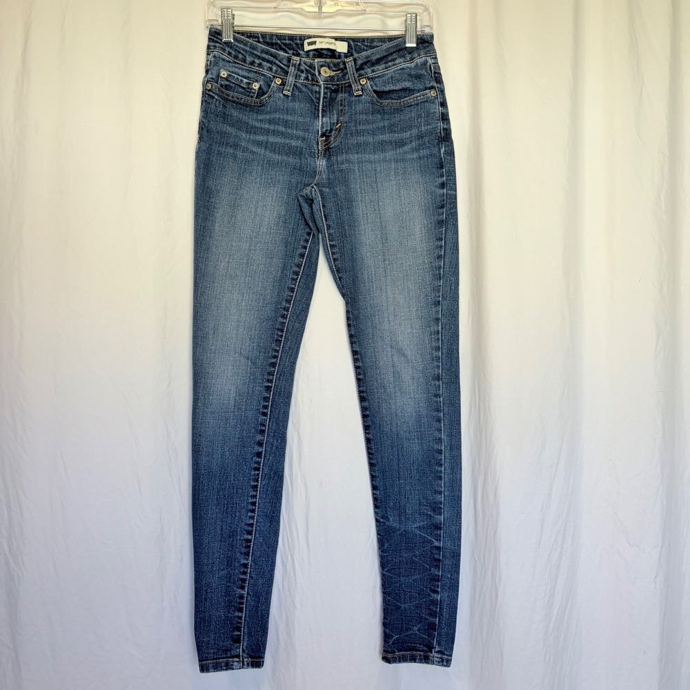 Levi's Jeans 535 Legging Blue‎ Medium Wash Stretch Denim Size 5 M